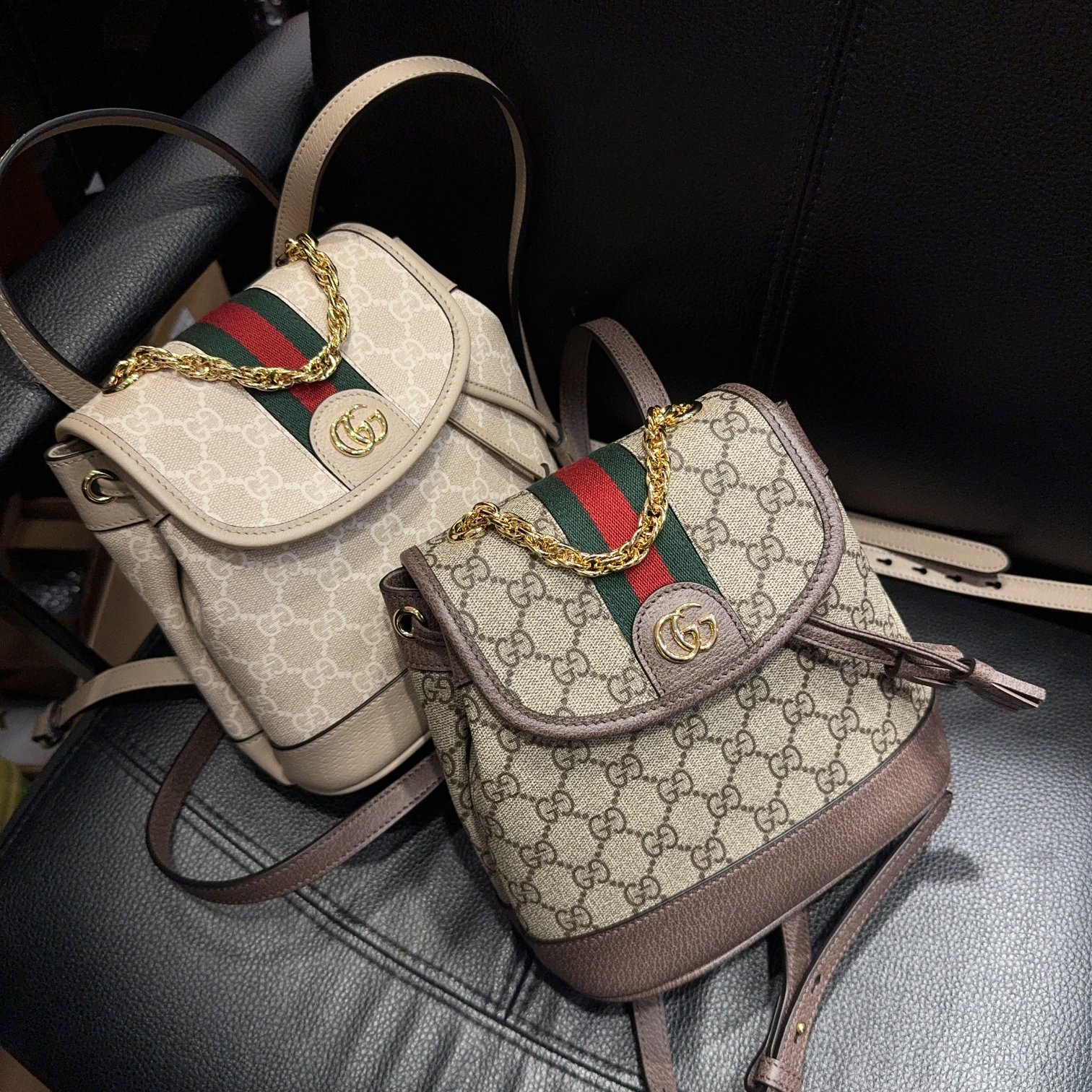 [TOP] GUCCI Ophidia Mini Backpack 20.5x 19.5 x 12cm - 2 Colors