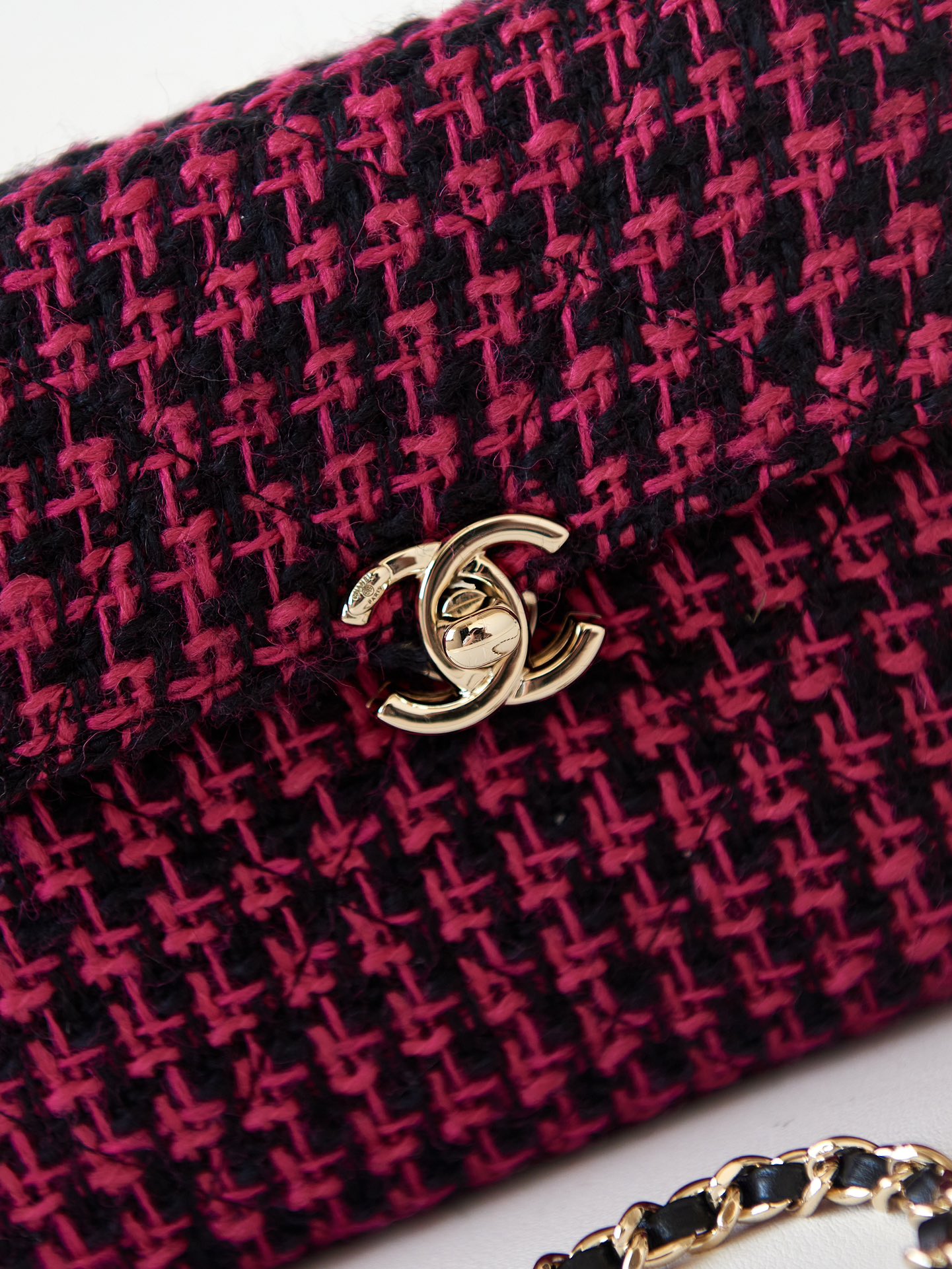 [TOP] CHANEL 23K Handle Box Bag 13.5×19×8cm - GHW