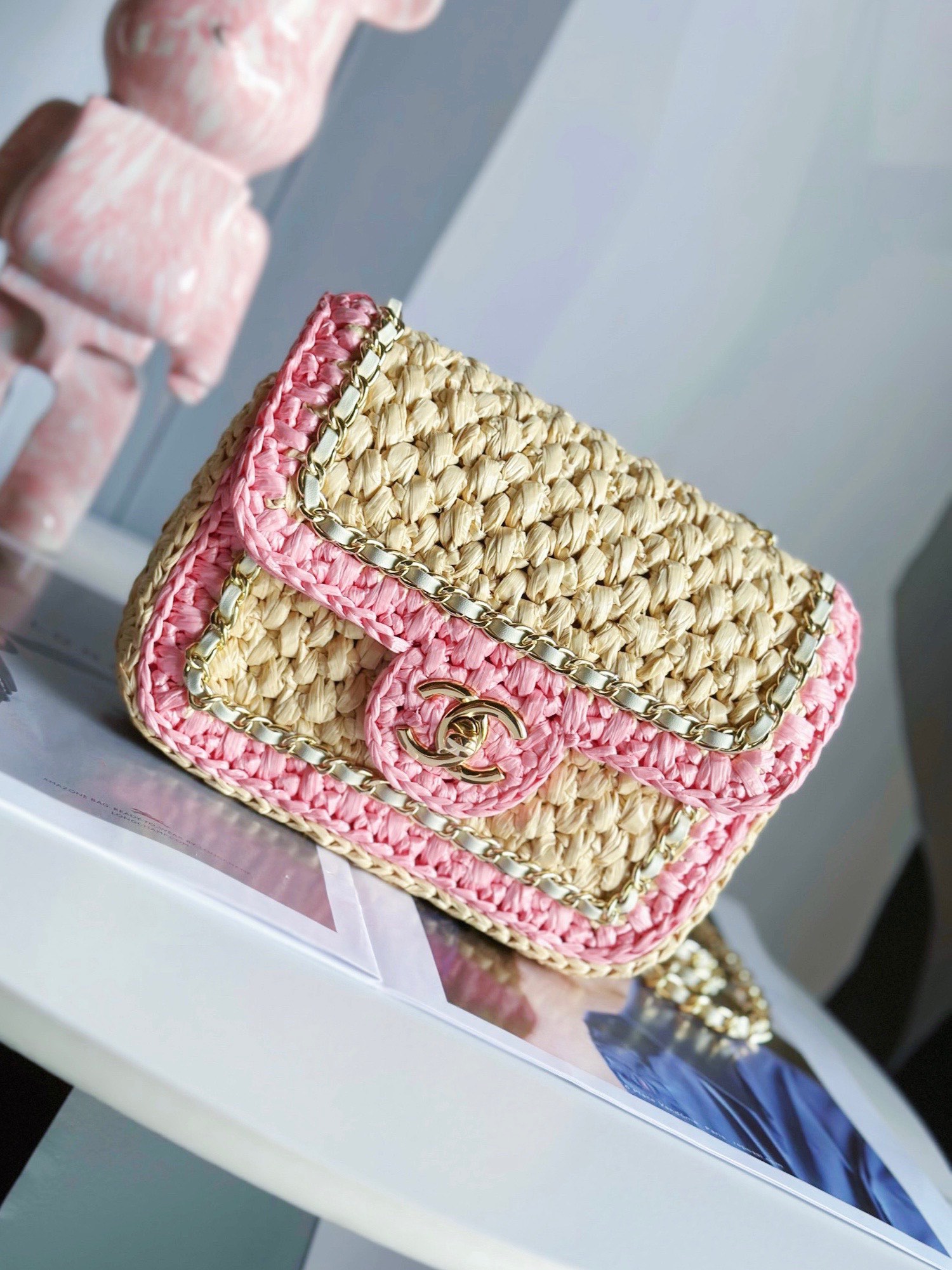 [TOP] CHANEL 24c Hand Woven Flab Bags - 18cm/23cm - GWH