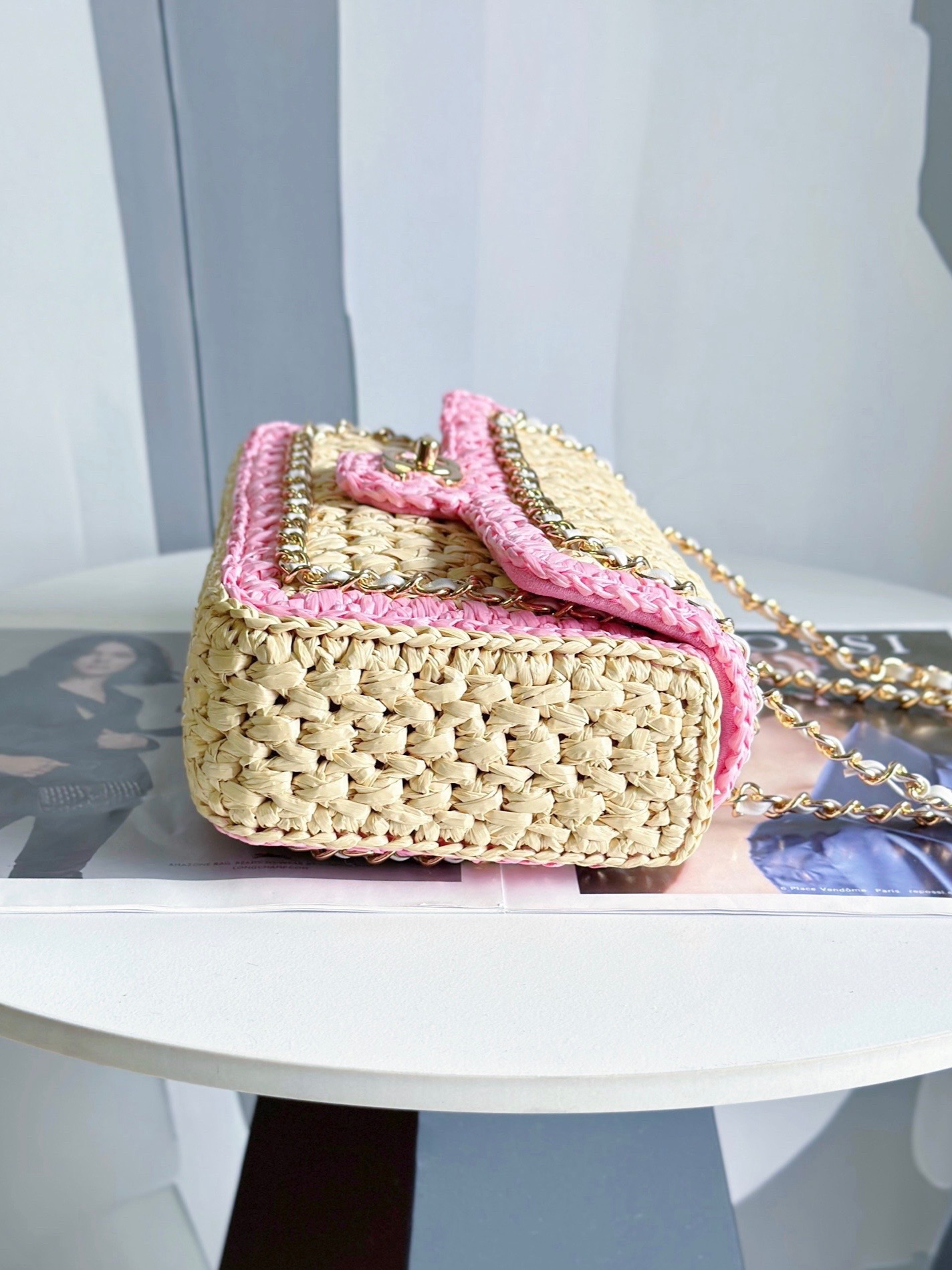 [TOP] CHANEL 24c Hand Woven Flab Bags - 18cm/23cm - GWH