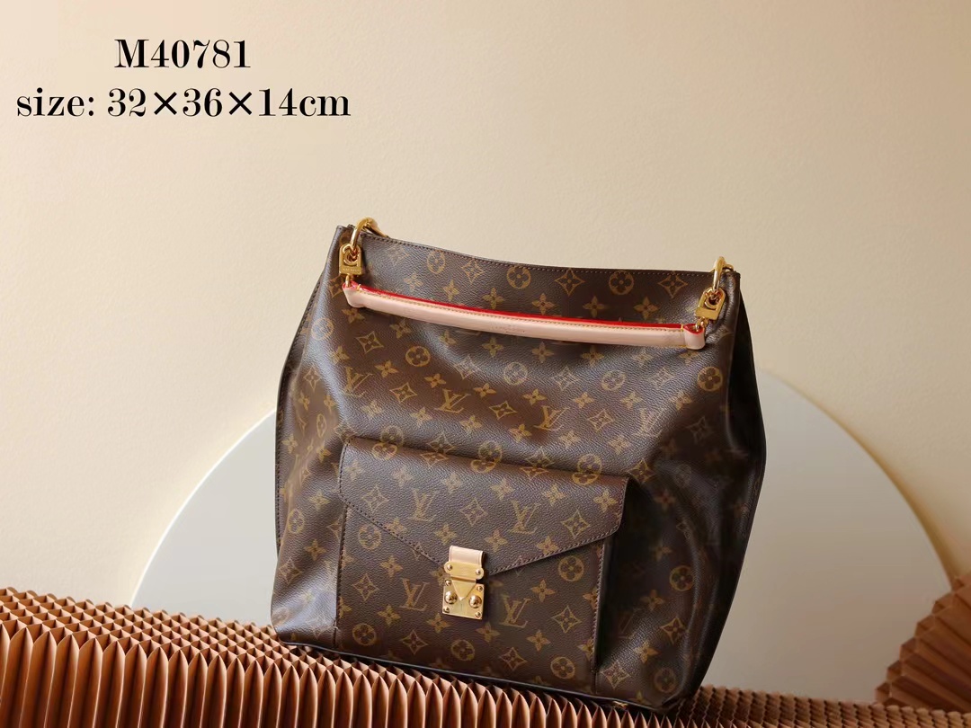 [TOP] Louis Vuitton LV Monogram Metis Handbag 32x36x14cm