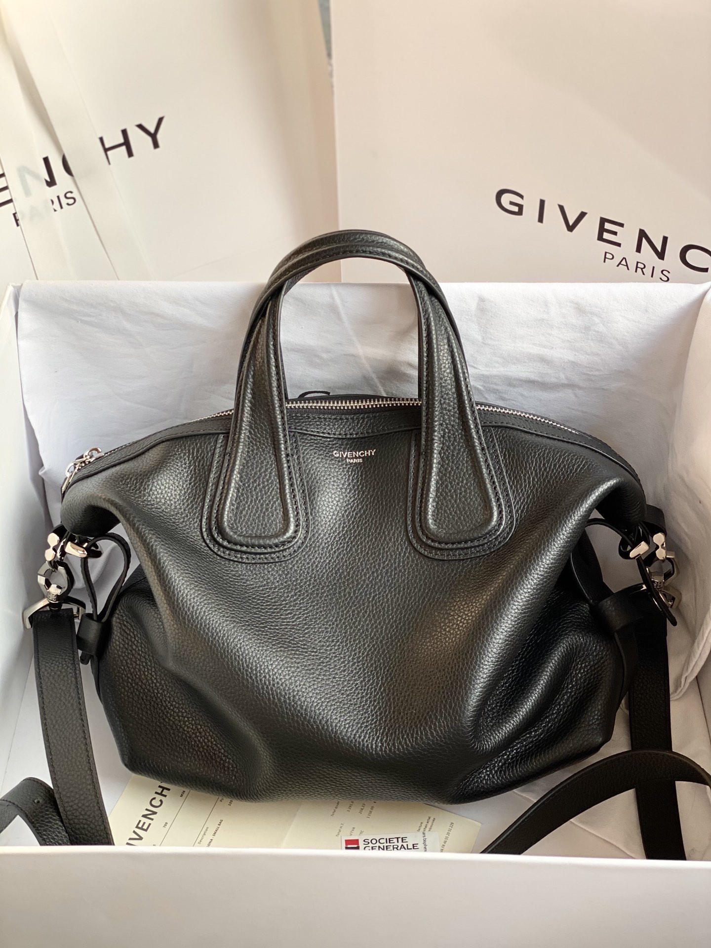 [TOP] GIVENCHY Nightingale Handbag Pebbled Cowhide 28cm - 2 Color