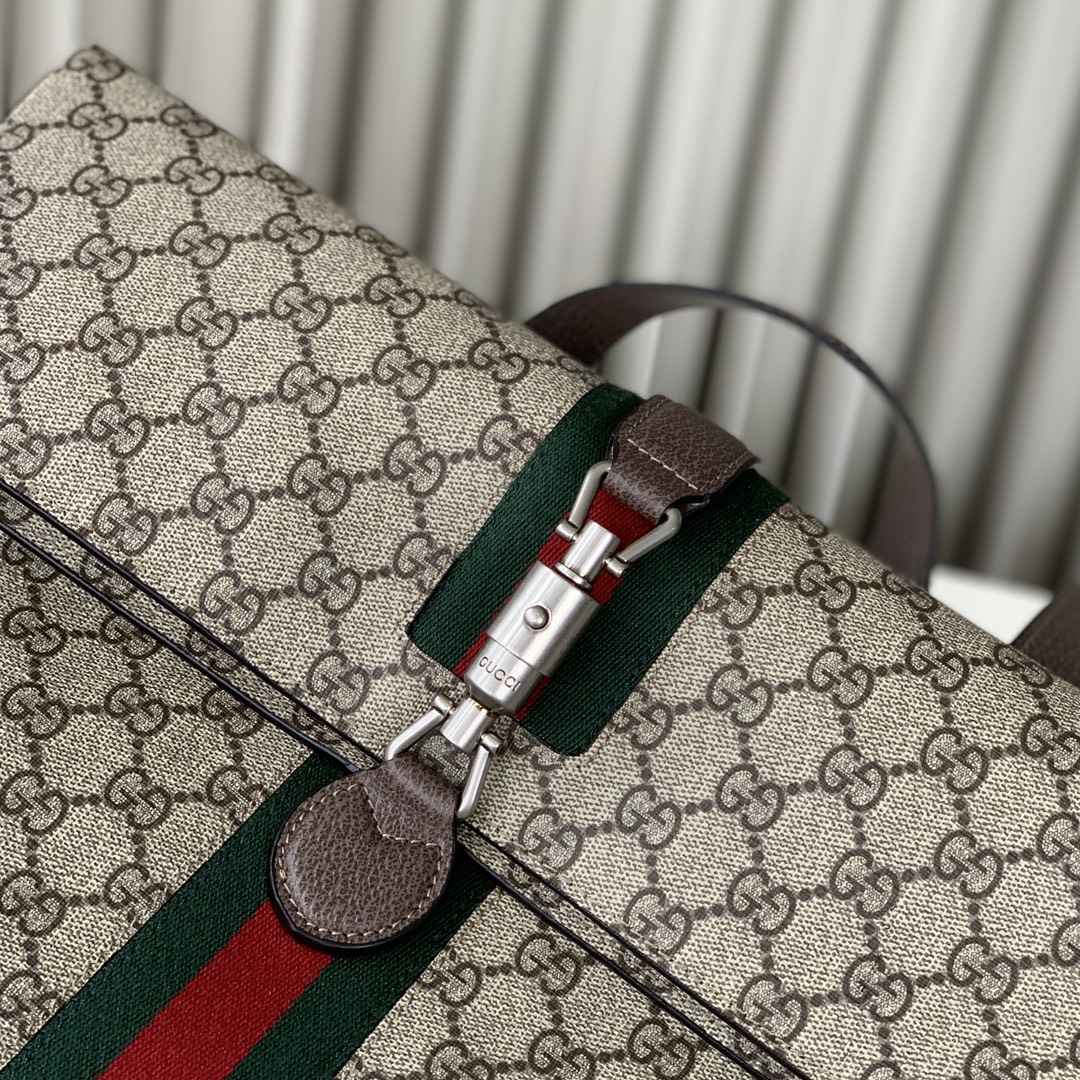 [TOP] GUCCI Jackie 1961 GG Backpack 52.5X33X18cm - SHW