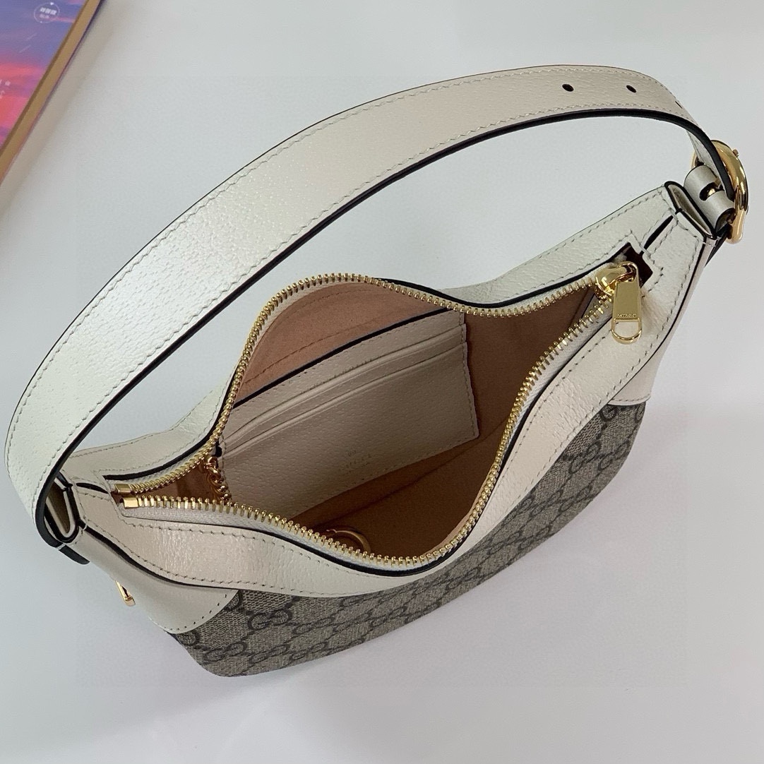 [TOP] GUCCI Ophidia Series Half Moon Mini Handbag 20X15X5CM - GHW