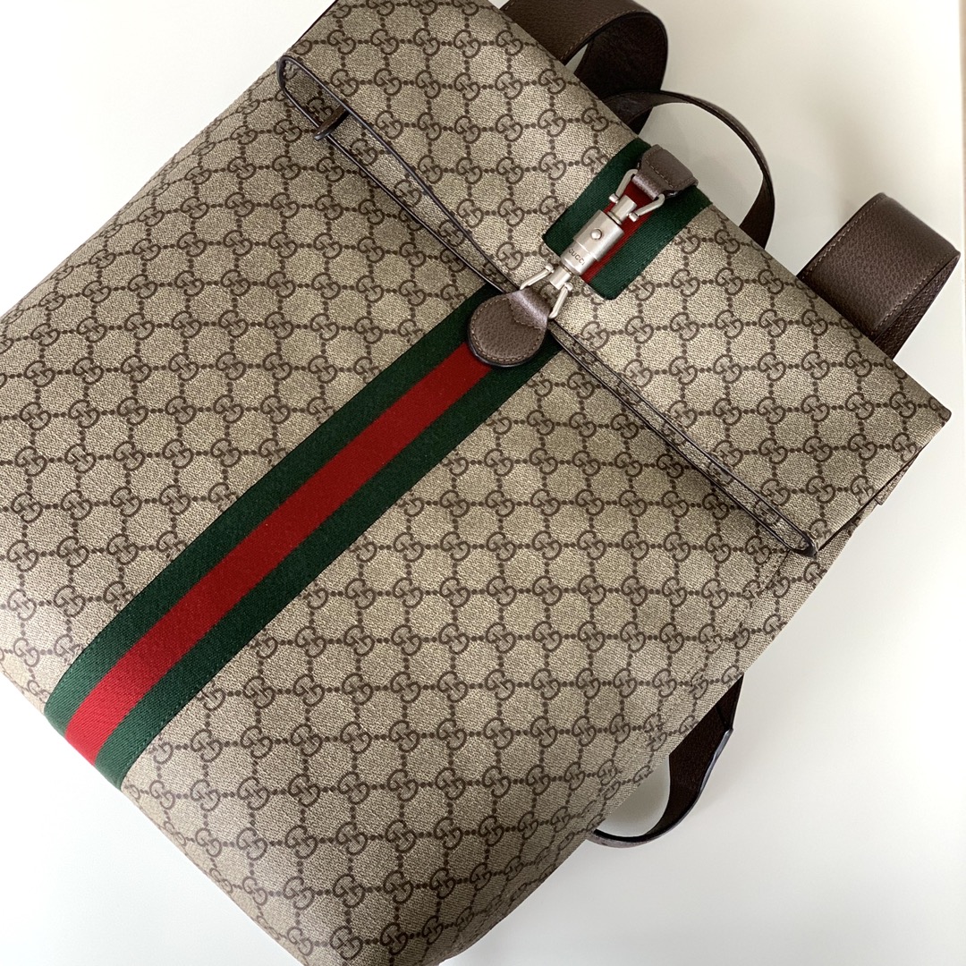 [TOP] GUCCI Jackie 1961 GG Backpack 52.5X33X18cm - SHW
