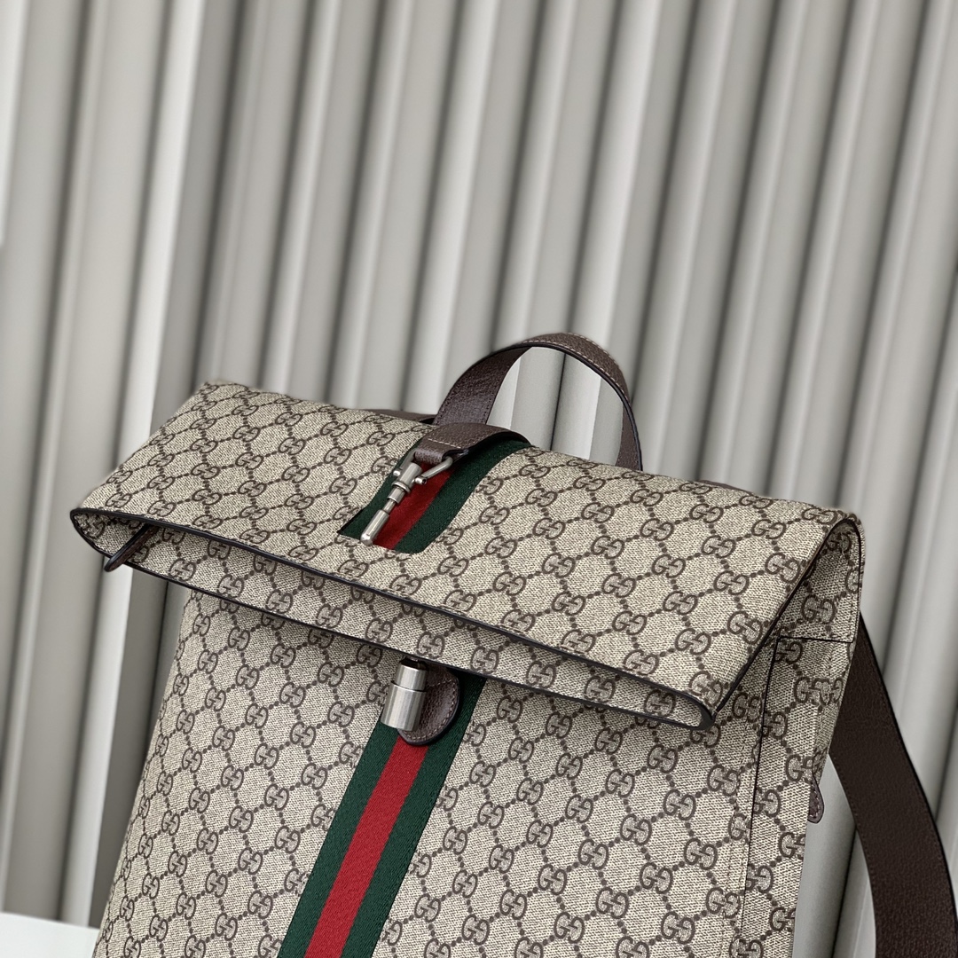 [TOP] GUCCI Jackie 1961 GG Backpack 52.5X33X18cm - SHW