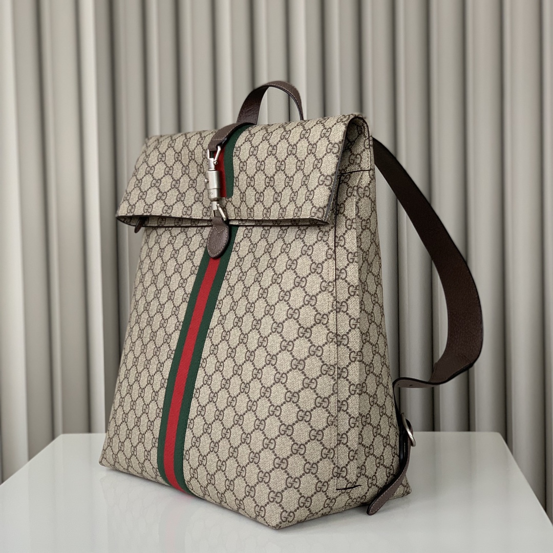 [TOP] GUCCI Jackie 1961 GG Backpack 52.5X33X18cm - SHW