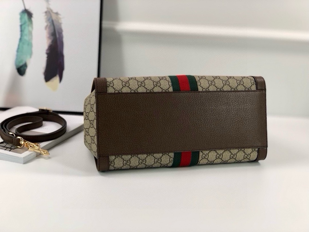 [TOP] GUCCI Ophidia Series Portable Tote Bags - 24x20x10cm/33x27.5x14.5cm - GHW