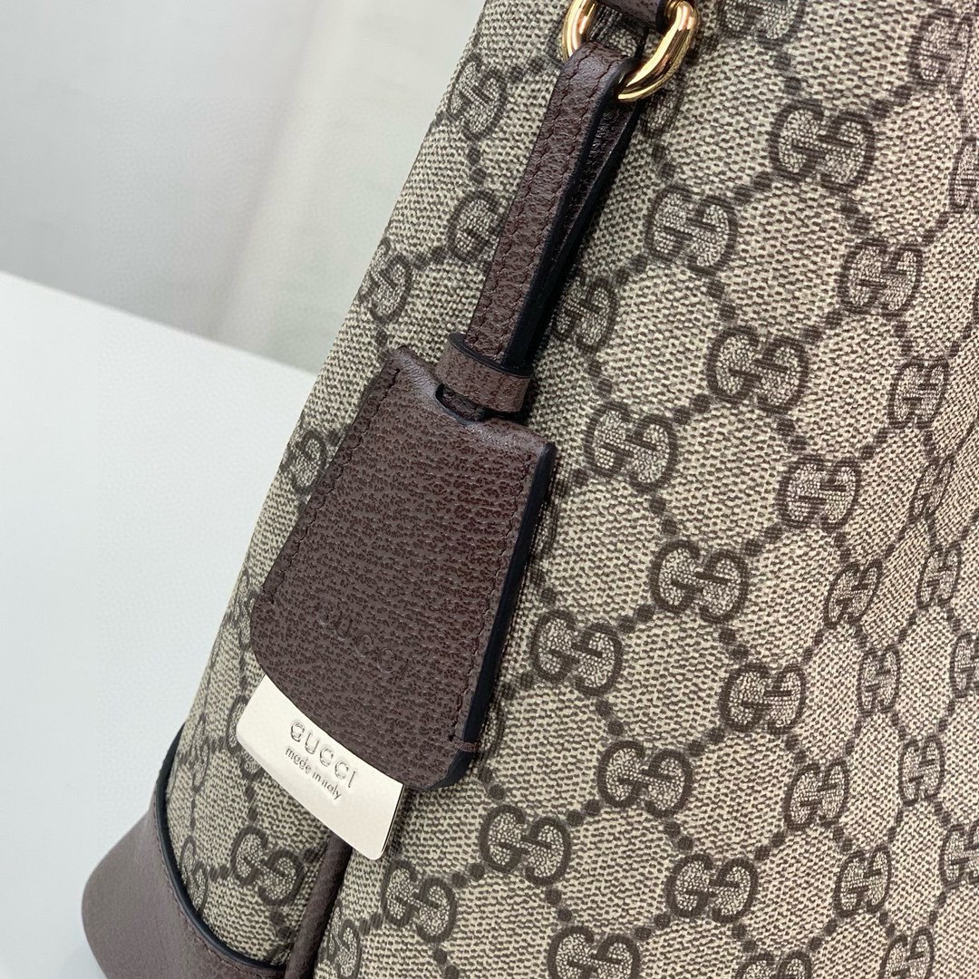 [TOP] GUCCI Ophidia Series GG Shoulder Backpack - 23X21X12cm/34X32X17cm - GHW