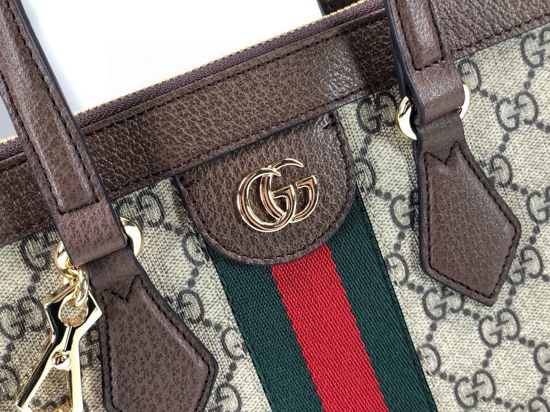 [TOP] GUCCI Ophidia Series Portable Tote Bags - 24x20x10cm/33x27.5x14.5cm - GHW
