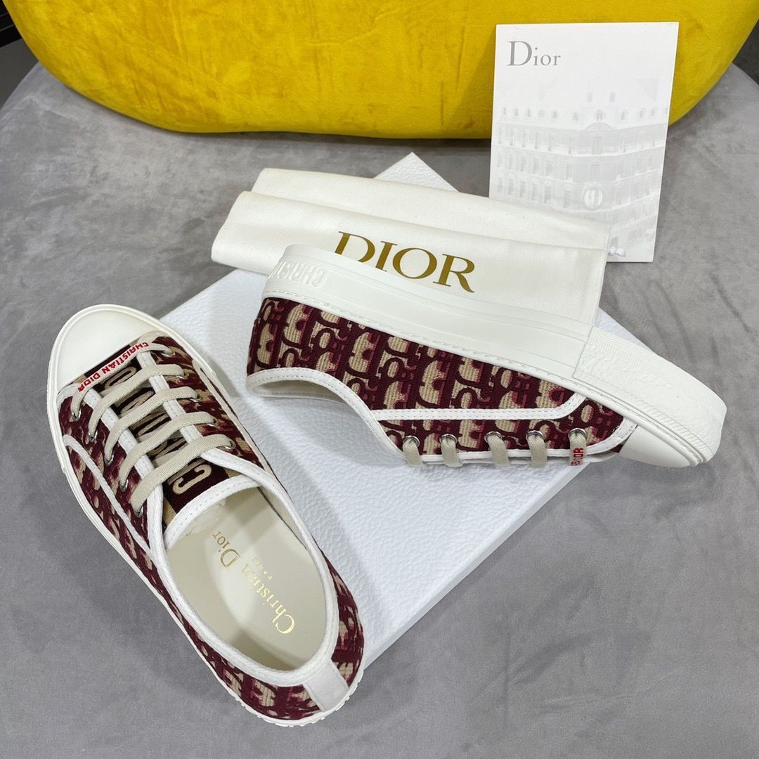[TOP] Christian Dior Canvas Oblique Walk’N’Christian Dior Low Sneakers - 11 Colors