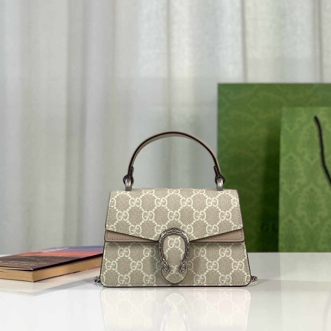 [TOP] GUCCI Dionysus Series Mini Handbags 18X12X6cm - 2 Colors