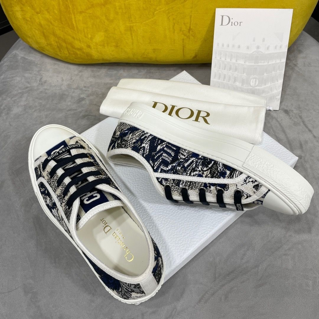 [TOP] Christian Dior Canvas Oblique Walk’N’Christian Dior Low Sneakers - 11 Colors