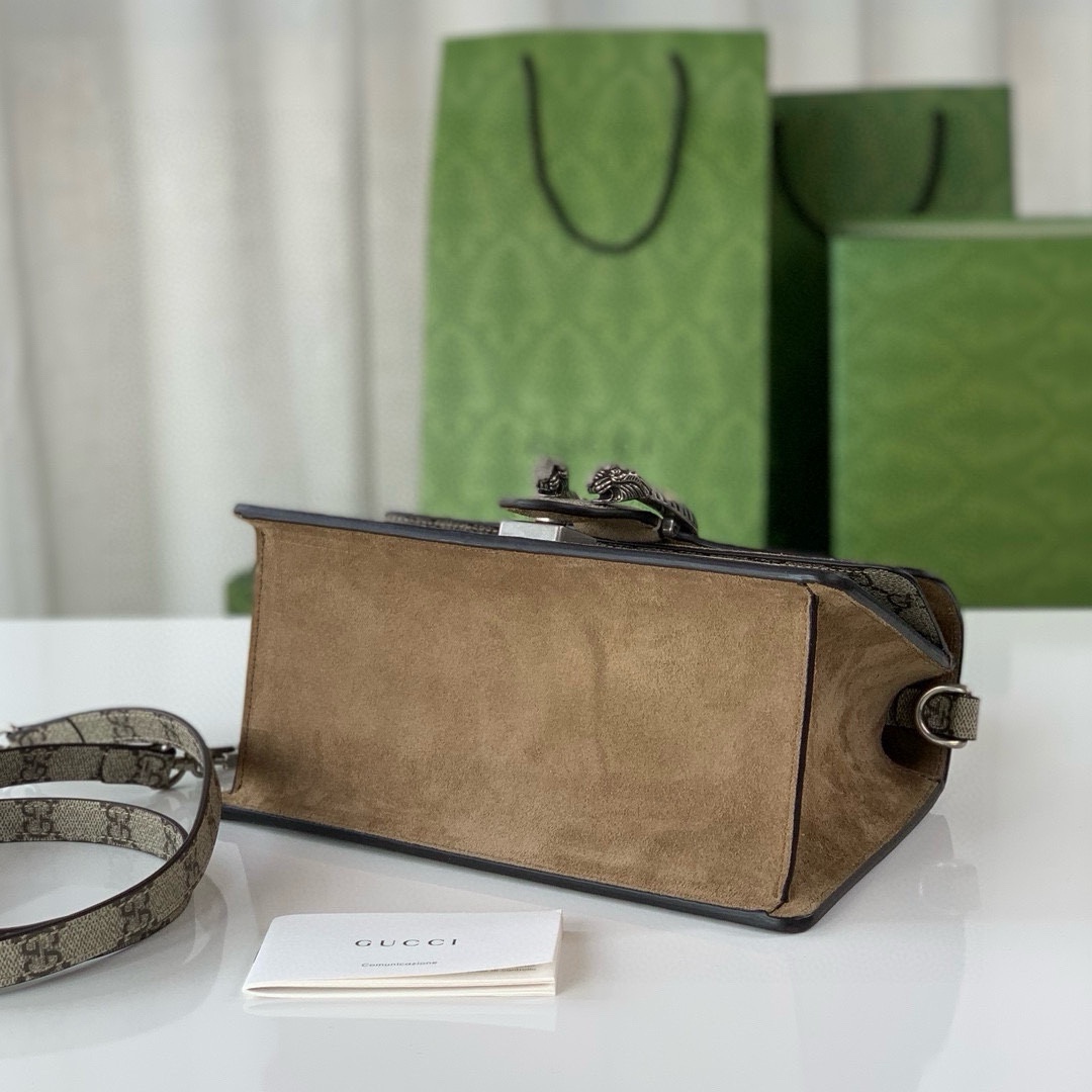 [TOP] GUCCI Dionysus Series Handbags 24X16X11cm - Khaki