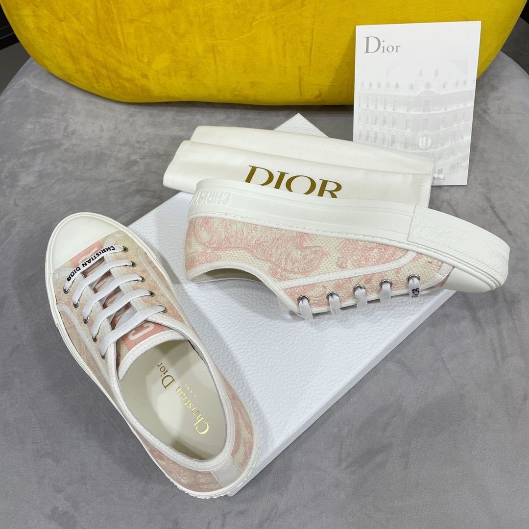 [TOP] Christian Dior Canvas Oblique Walk’N’Christian Dior Low Sneakers - 11 Colors