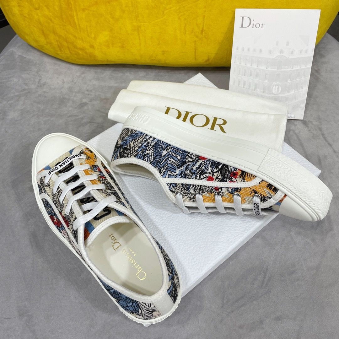 [TOP] Christian Dior Canvas Oblique Walk’N’Christian Dior Low Sneakers - 11 Colors