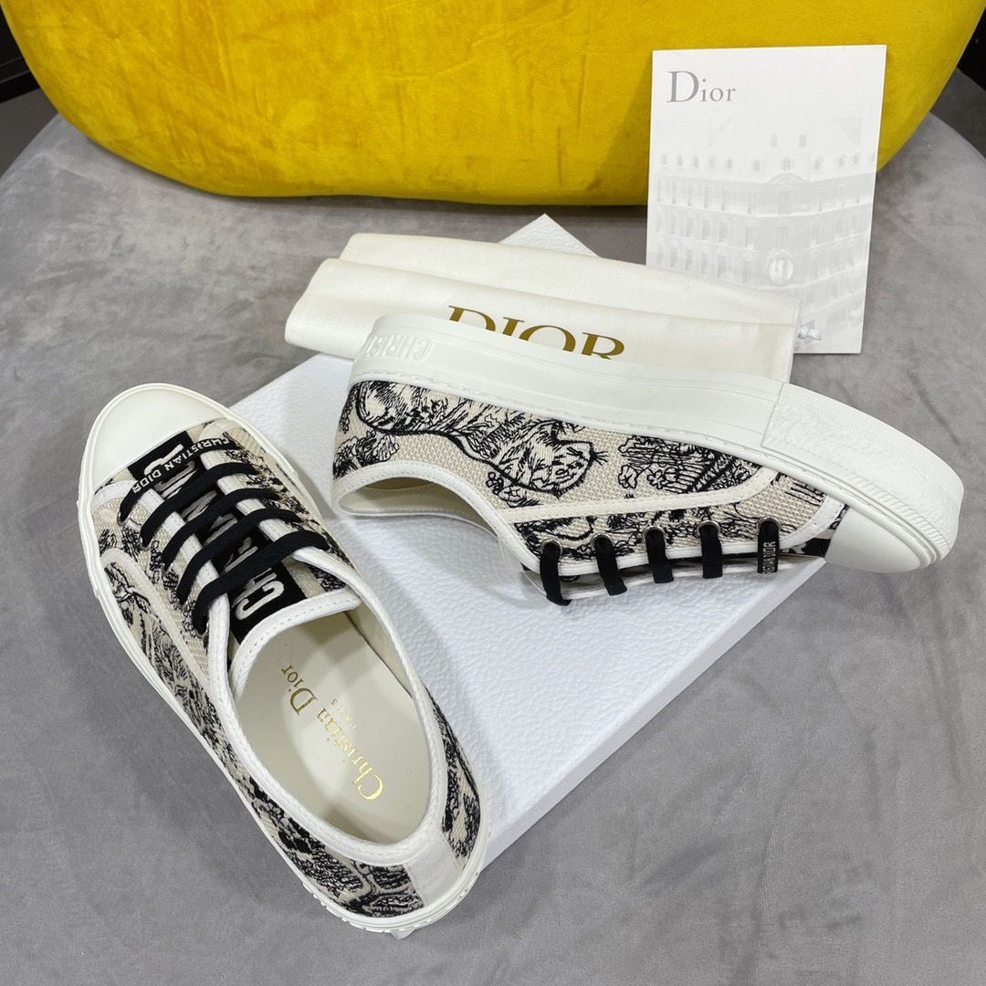 [TOP] Christian Dior Canvas Oblique Walk’N’Christian Dior Low Sneakers - 11 Colors