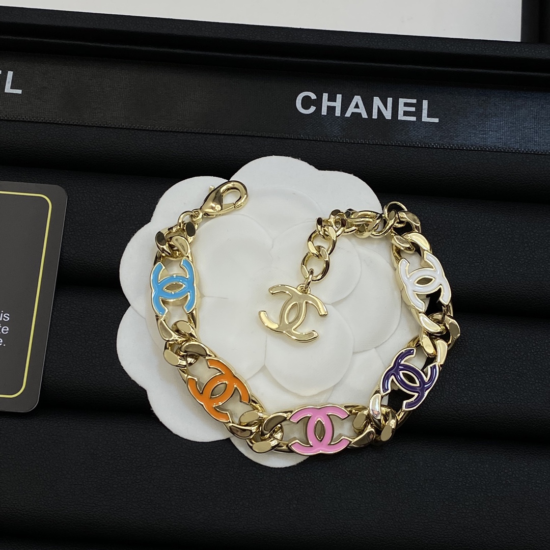 [TOP] CHANEL Colorful CC Bracelet - 2 Color - 711 Luxury