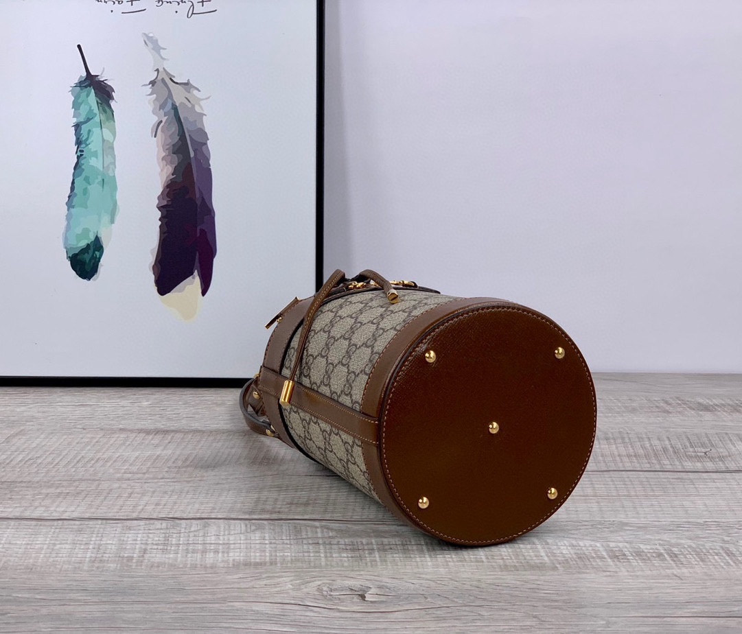 [TOP] GUCCI 1955 Series Bucket Bag 14x19x14CM - GHW