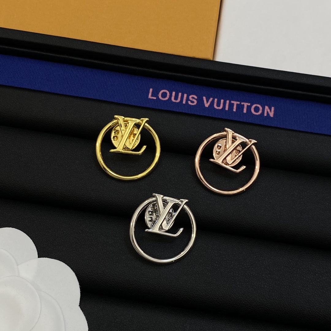 [TOP] Louis Vuitton LV Brooch - 3 Color