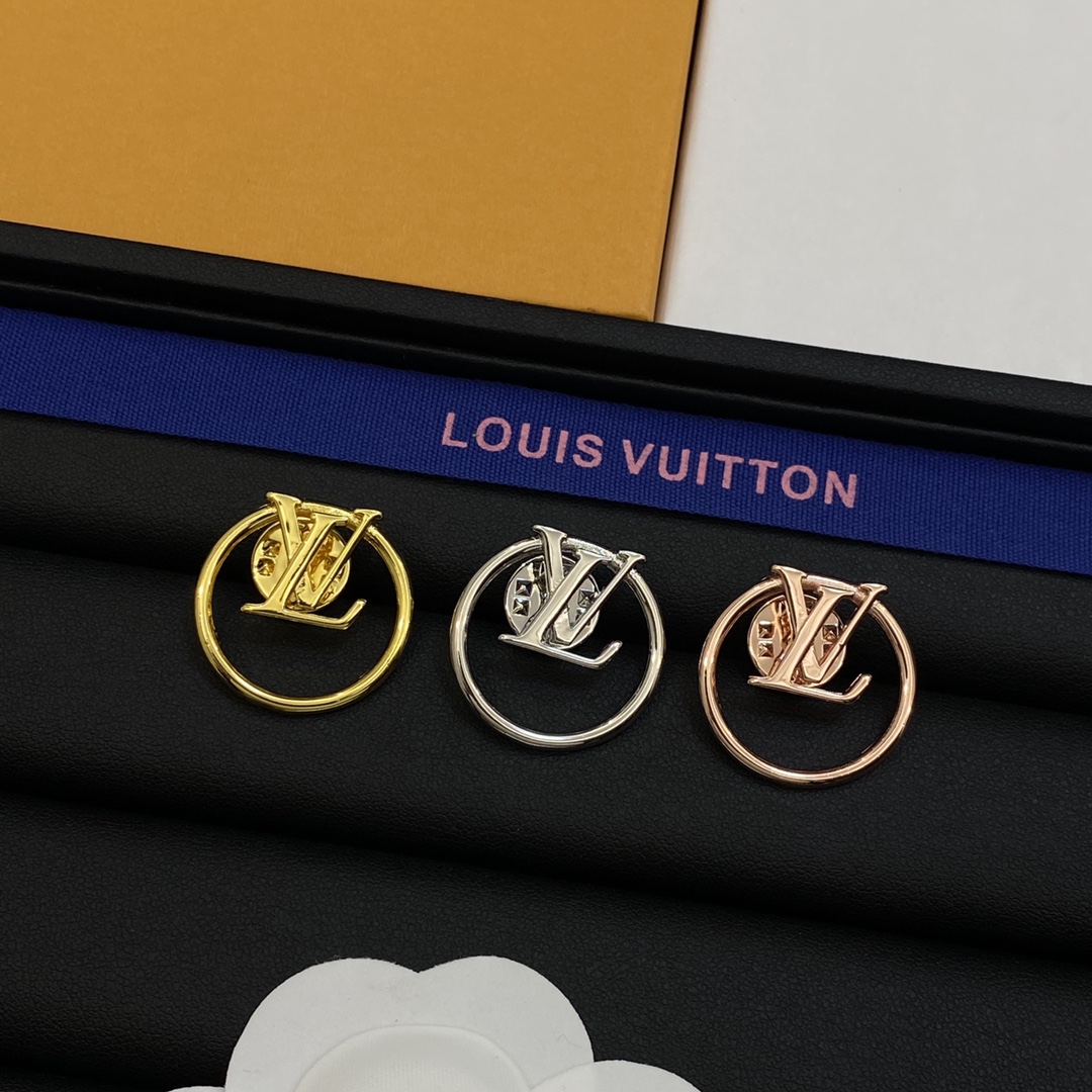 [TOP] Louis Vuitton LV Brooch - 3 Color