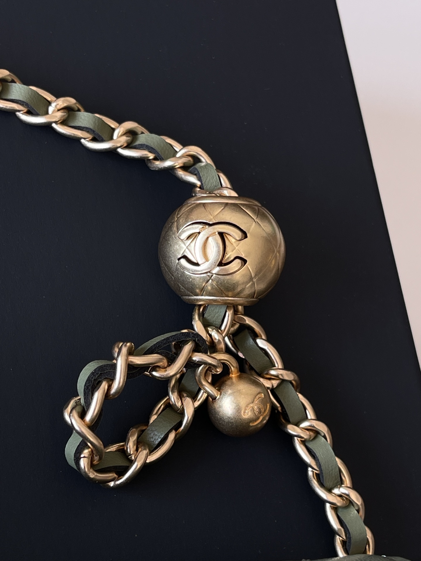 [TOP] CHANEL Lambskin 19 WOC Bags/19 Bags 19cm - Military Green&GHW