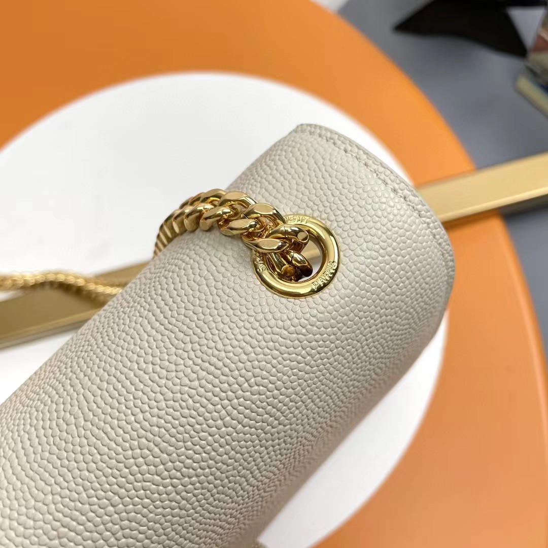 [TOP] Yves Saint Laurent YSL Kate Tassel Bag 20x12.5x5cm - Beige