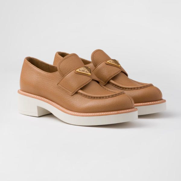 [TOP] PRADA Leather loafers - 2 Color