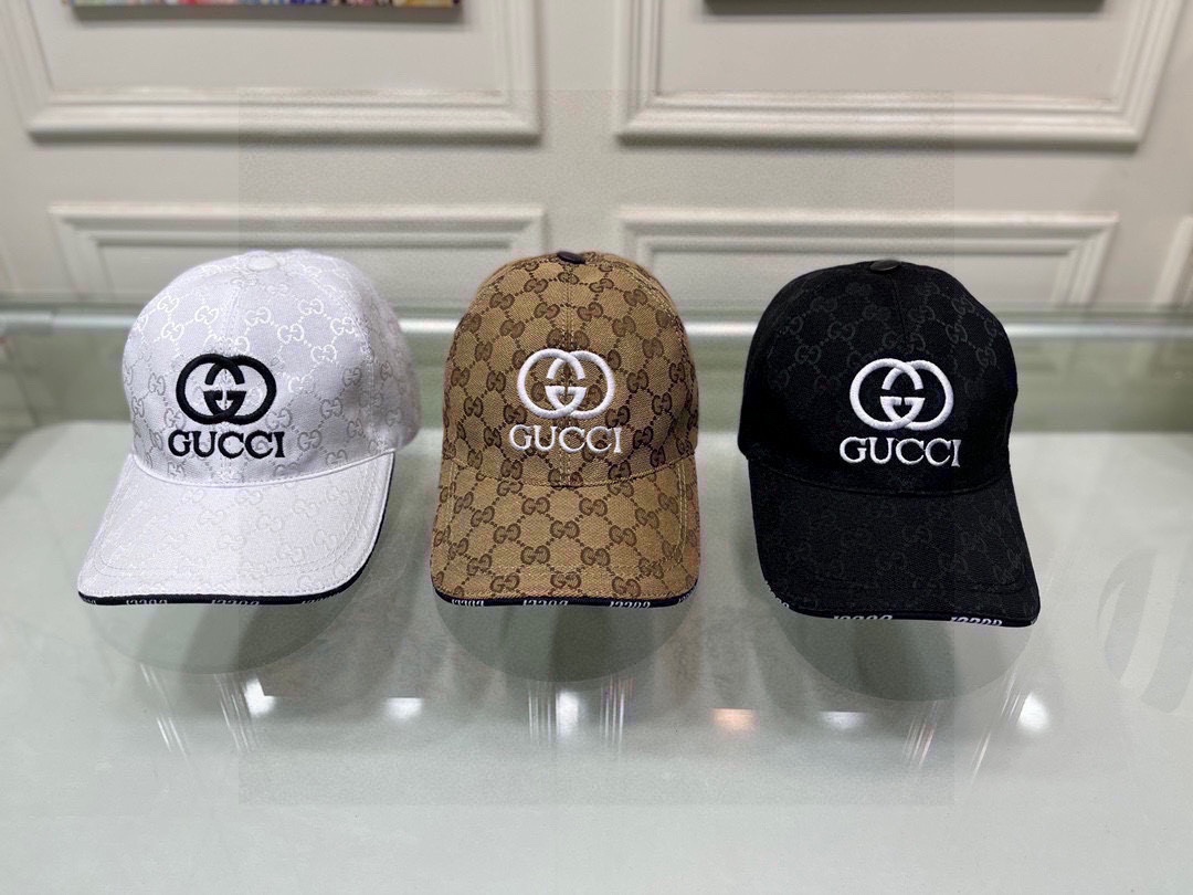 [TOP] GUCCI Classic Baseball Hat - 3 Colors