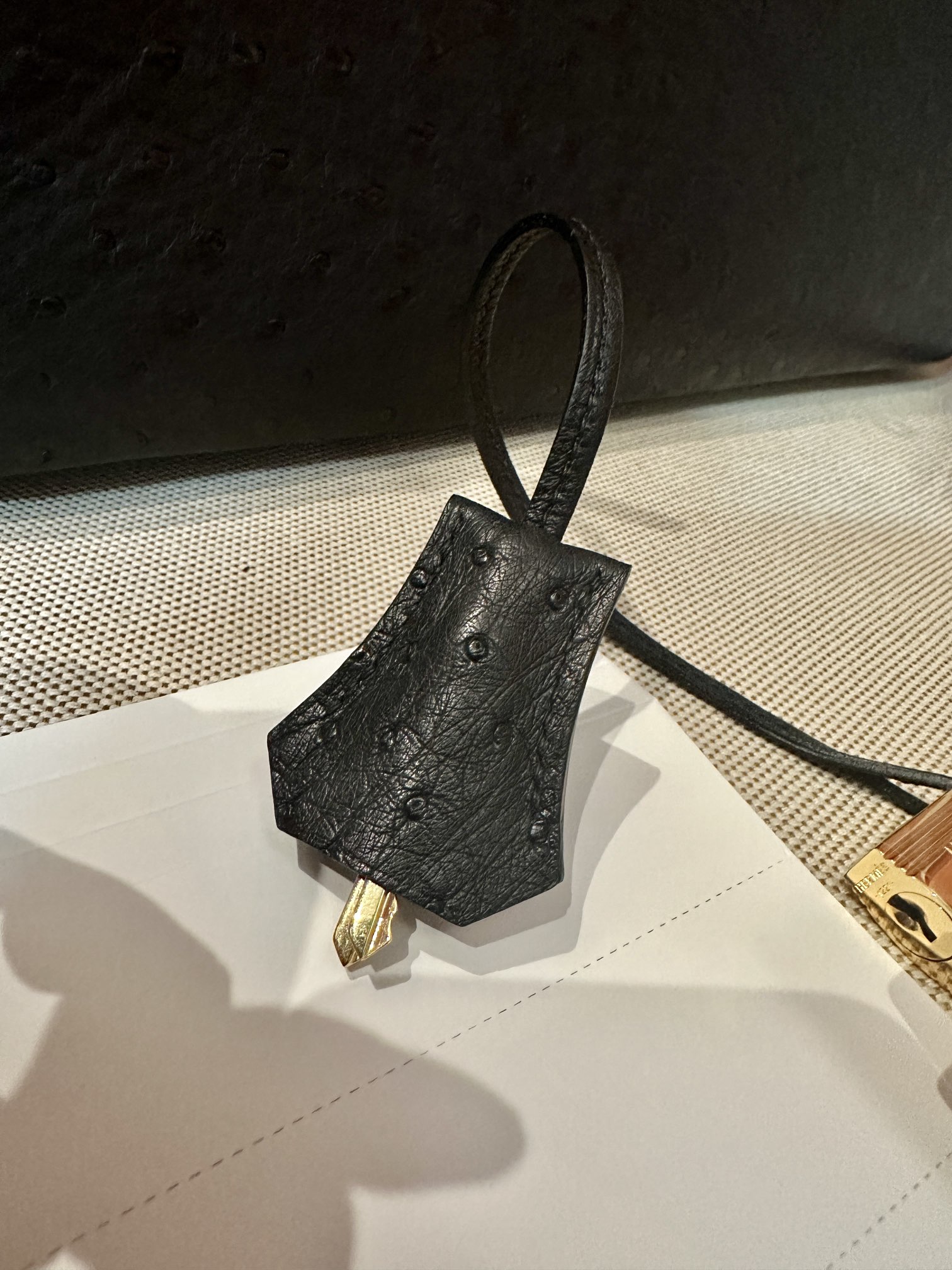 [TOP] HERMES Ostrich Skin Birkin Bags 35cm - Black&GHW