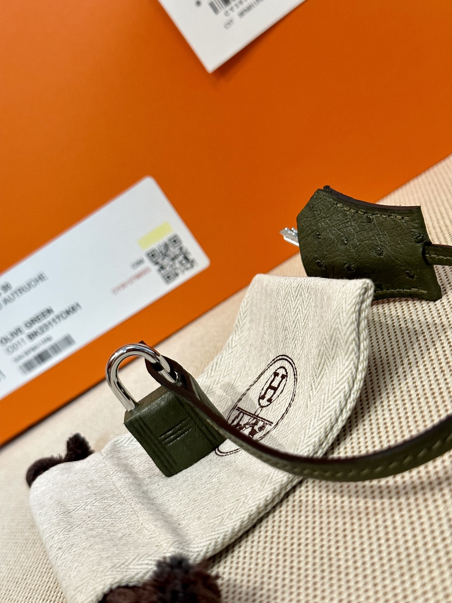 [TOP] HERMES Ostrich Skin Birkin Bags 30cm - Olive Green & SHW