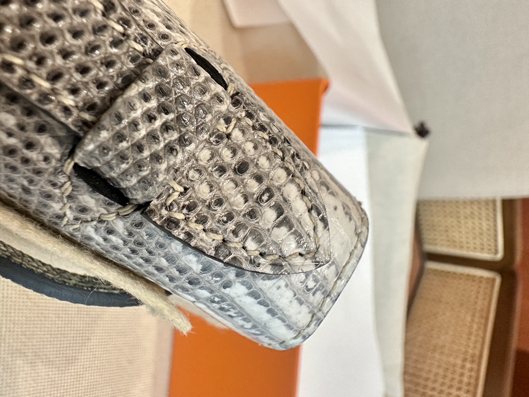 [TOP] HERMES Lizard Skin Mini Kelly Bags 22CM - SHW