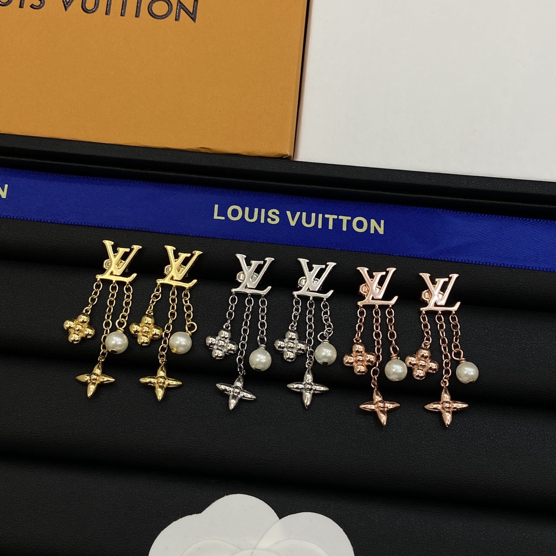 [TOP] Louis Vuitton LV Earrings - 3 Color