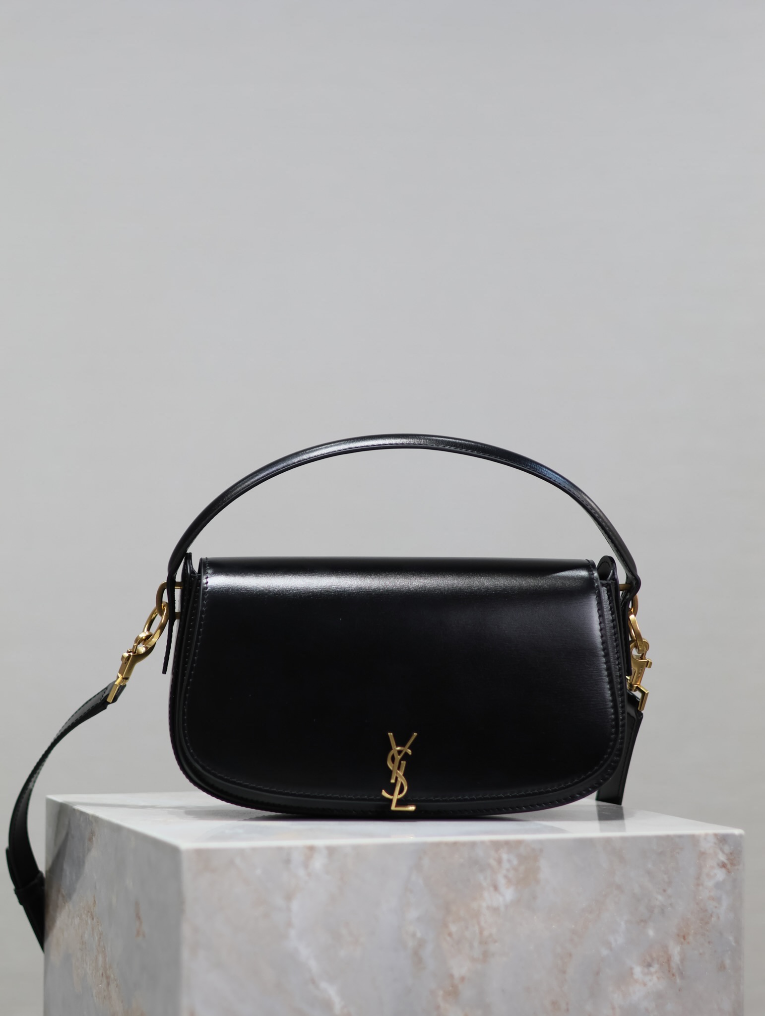 [TOP] Yves Saint Laurent YSL Box Calfskin Voltaire Handbag/Crossbody Bag 24×15×5cm - 3 Colors&GWH