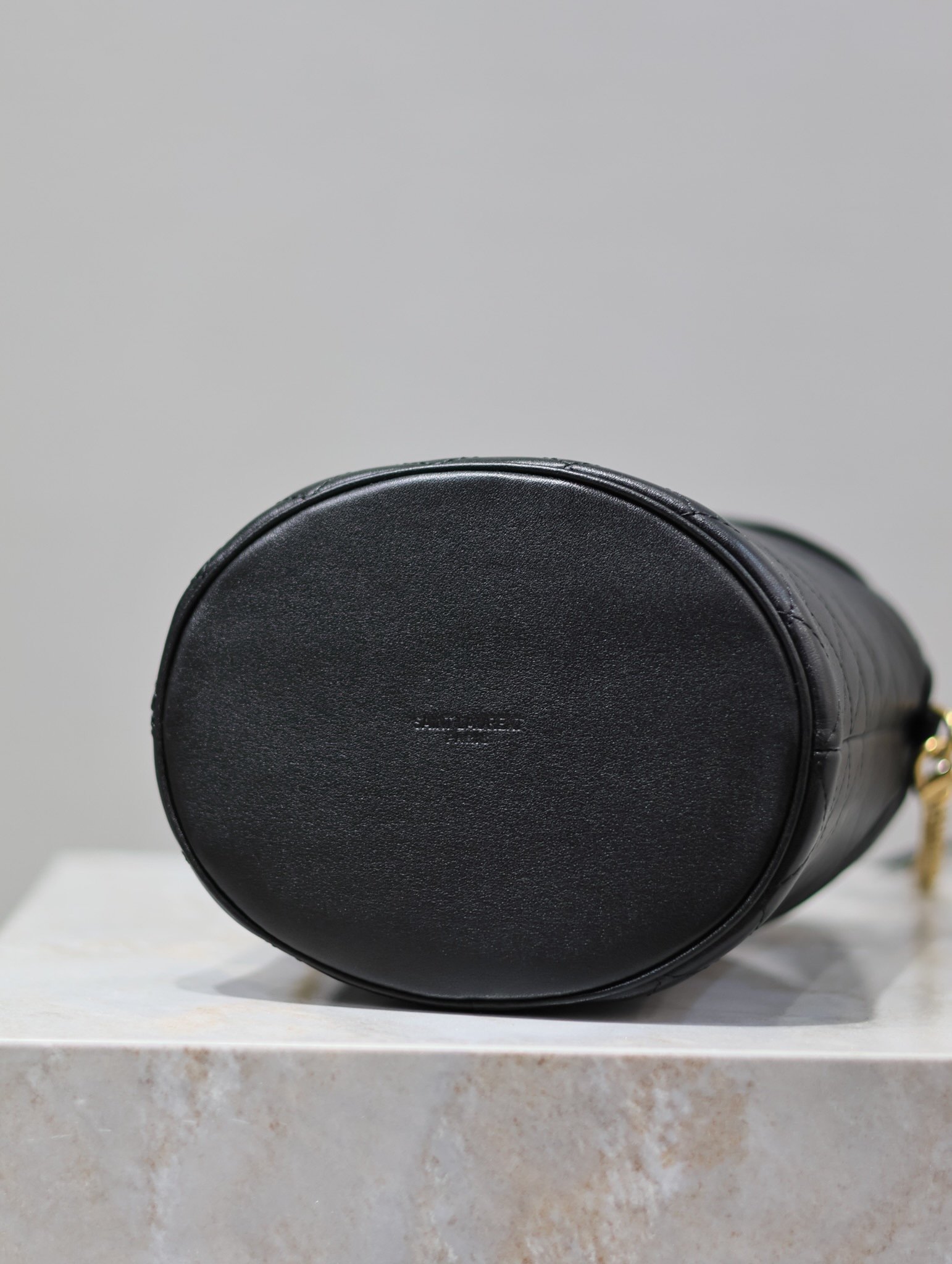 [TOP] Yves Saint Laurent YSL Gaby Flip Bucket Bags 19x17x15cm - Black&GWH