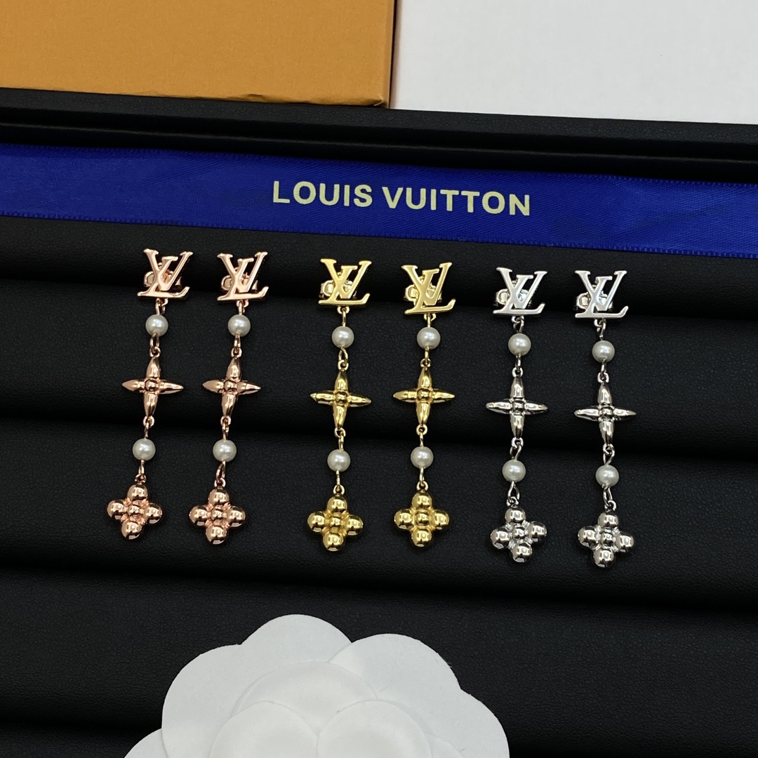 [TOP] Louis Vuitton LV Earrings - 3 Color