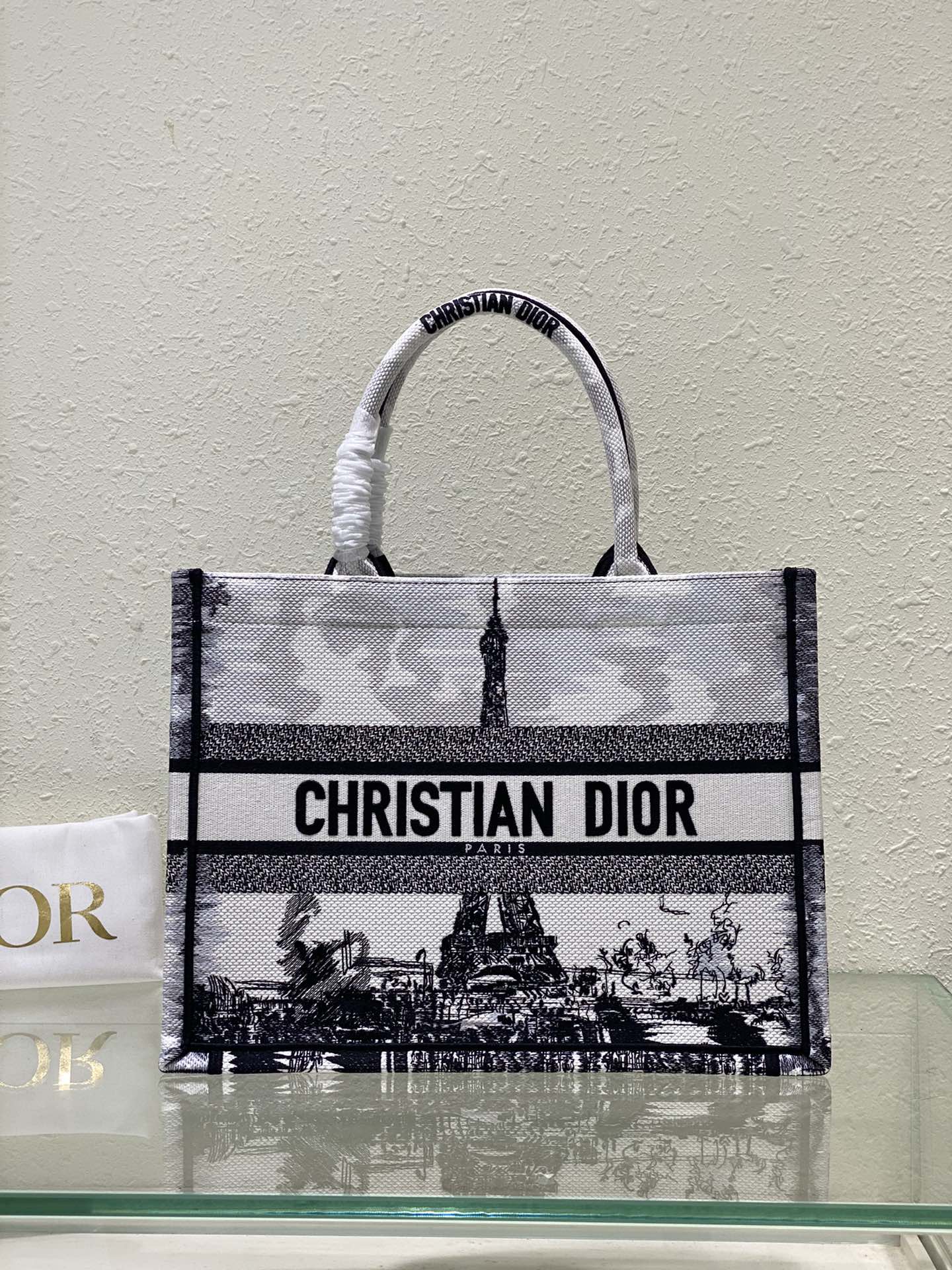 [TOP] Christian Dior The Paris Tower Series Book Tote Bags 36*18*28cm - 3 Colors