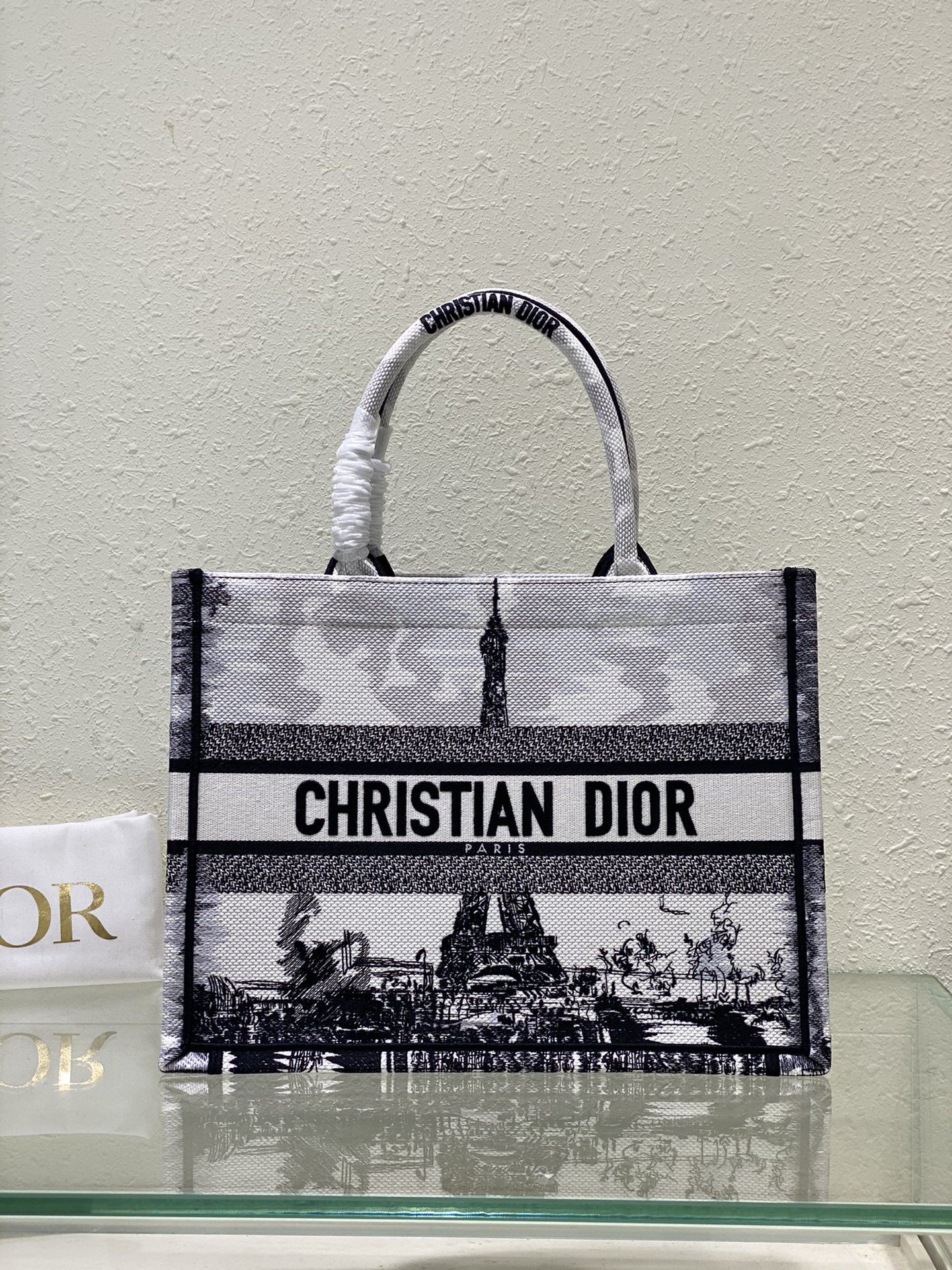 [TOP] Christian Dior The Paris Tower Series Book Tote Bags 36*18*28cm - 3 Colors