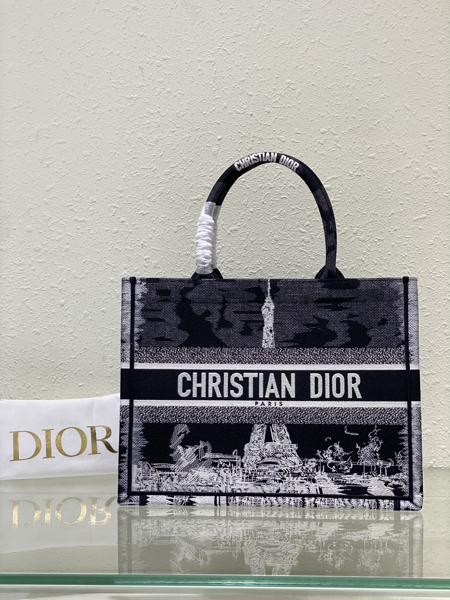 [TOP] Christian Dior The Paris Tower Series Book Tote Bags 36*18*28cm - 3 Colors