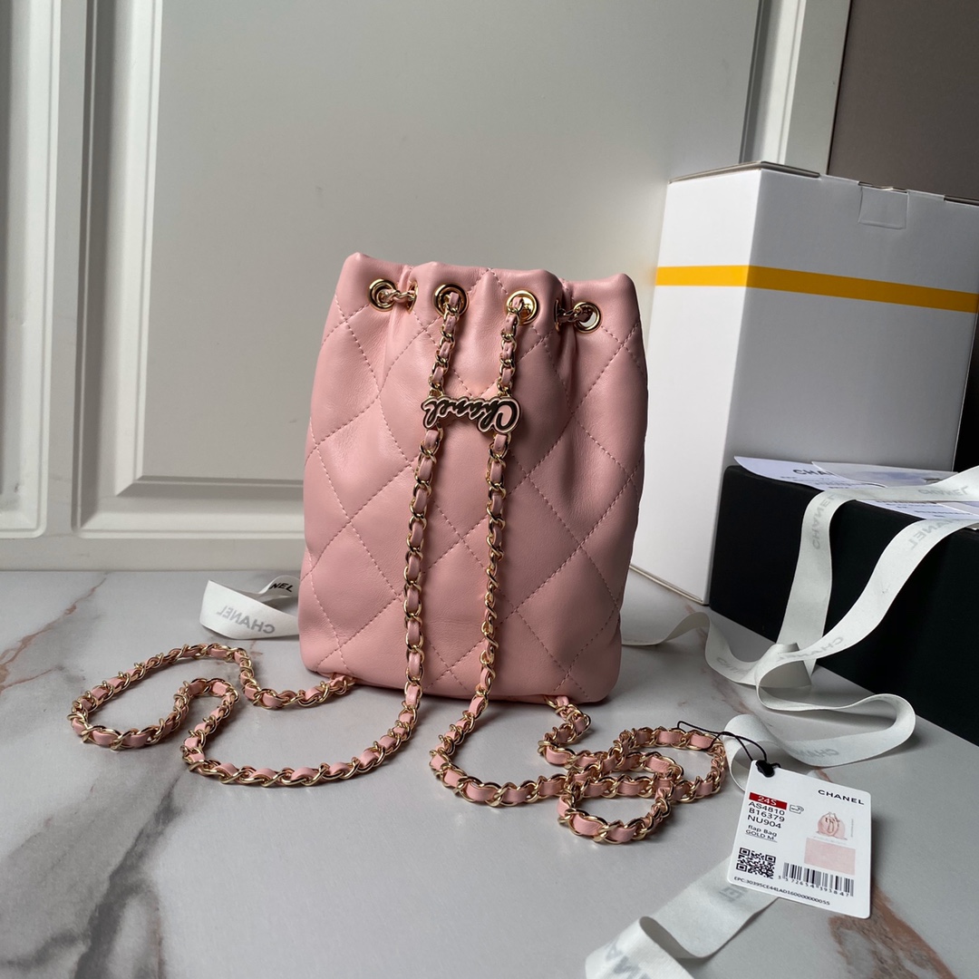 [TOP] CHANEL Bucket Bag 22×17×7.5cm - 4 Color&GHW