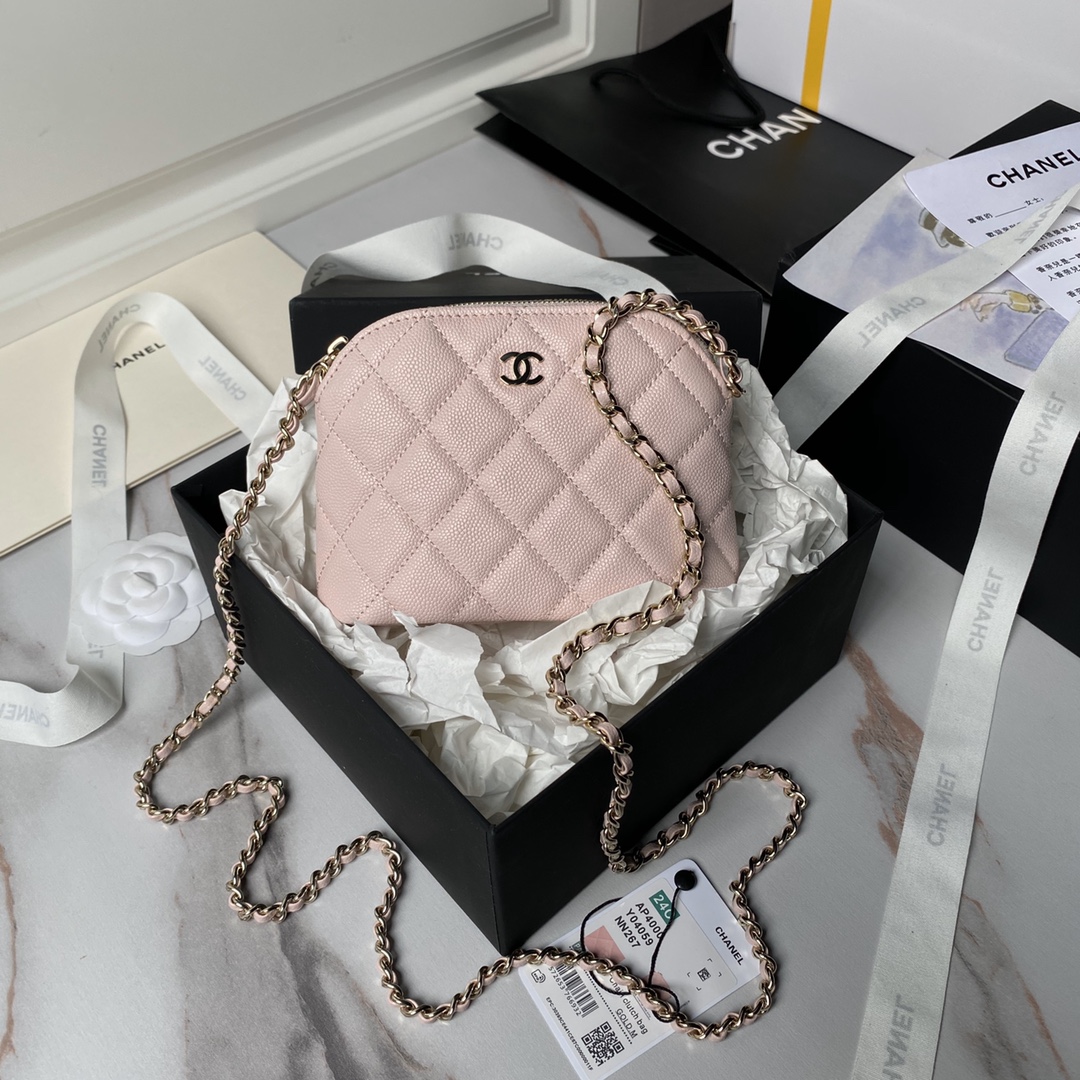 [TOP] CHANEL Shell Bag 11×16×2.5cm - 5 Color&GHW