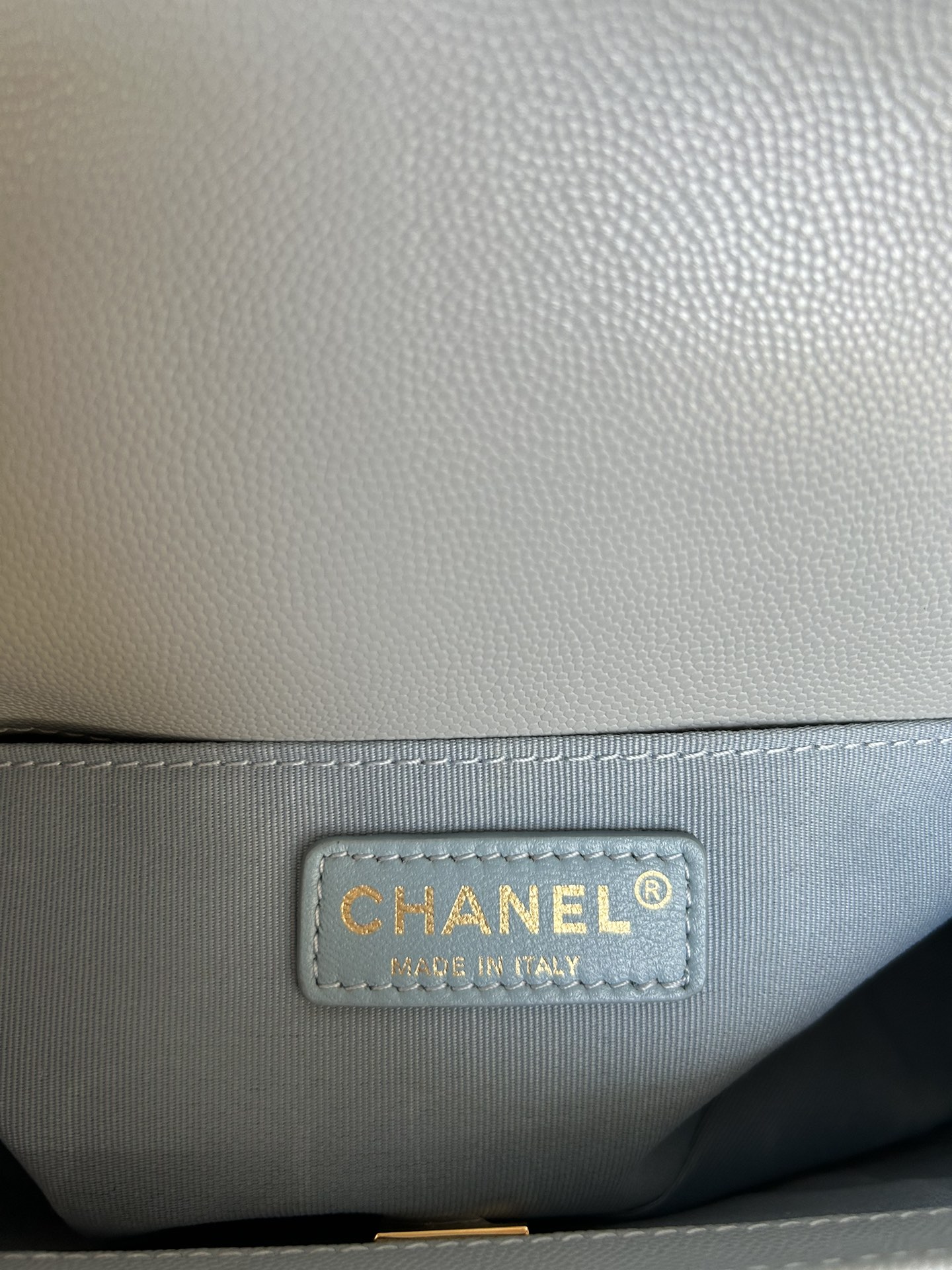 [TOP] CHANEL Le Boy Bags 25cm - Haze Blue&GHW