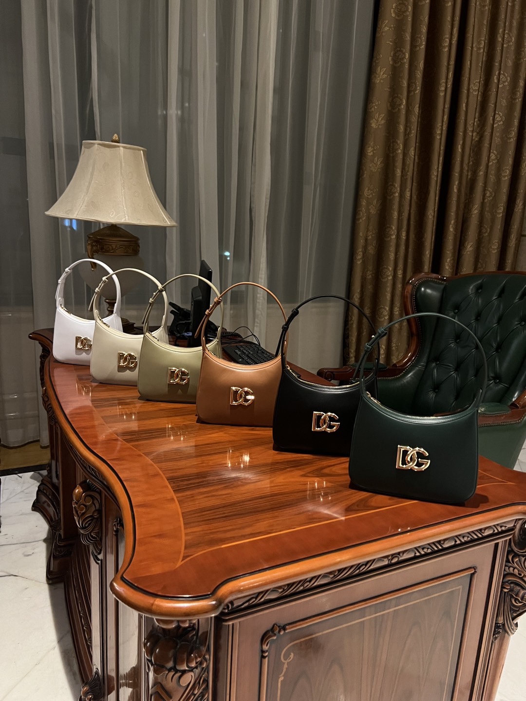 [TOP] Dolce & Gabbana D&G Calfskin Hobo Bags 22*18*6cm - 11 Colors - GHW