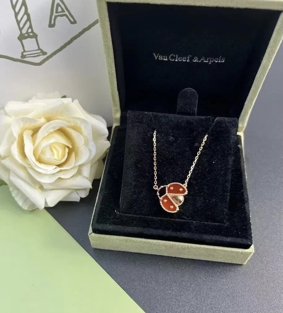 [TOP] Van Cleef & Arpels Ladybug Necklace