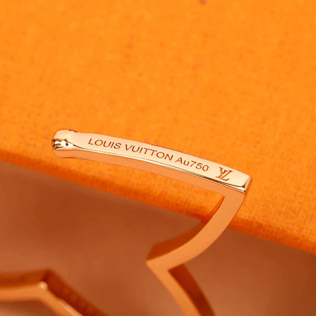 [TOP] Louis Vuitton LV XL Hoop  Earrings