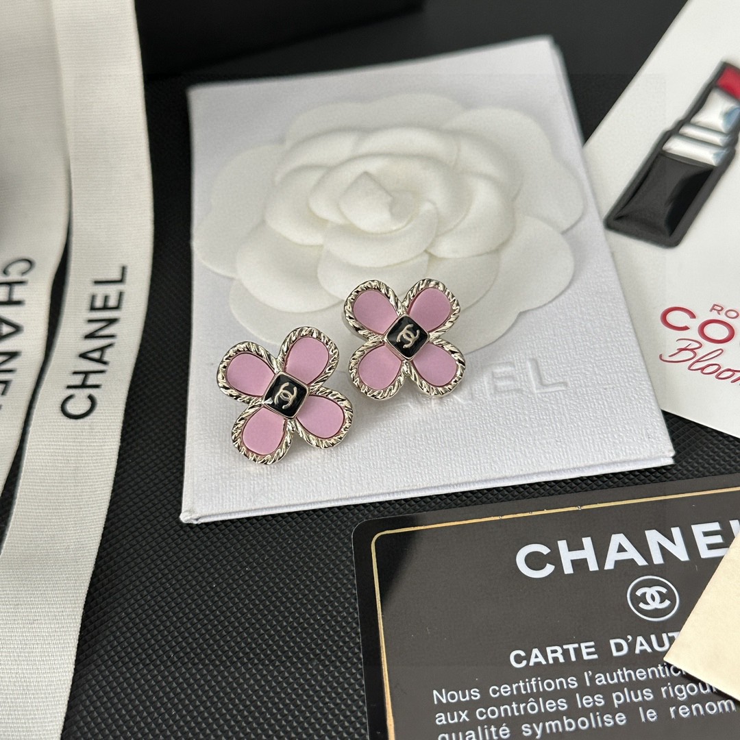 [TOP] CHANEL CC Flower Earring