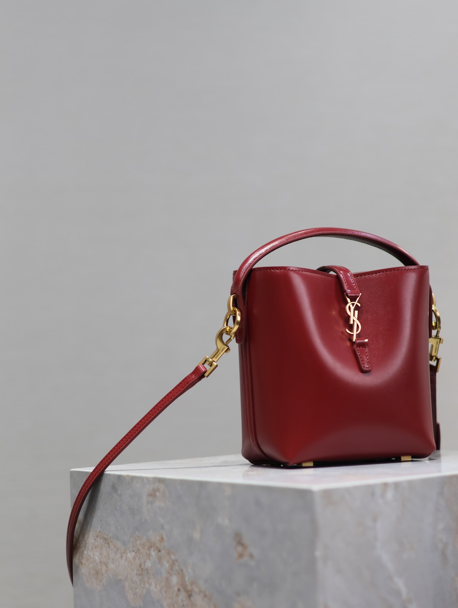 [TOP] Yves Saint Laurent YSL Smooth Calfskin Le 5A7  Bag 15x13x6cm - 4 Color&GHW