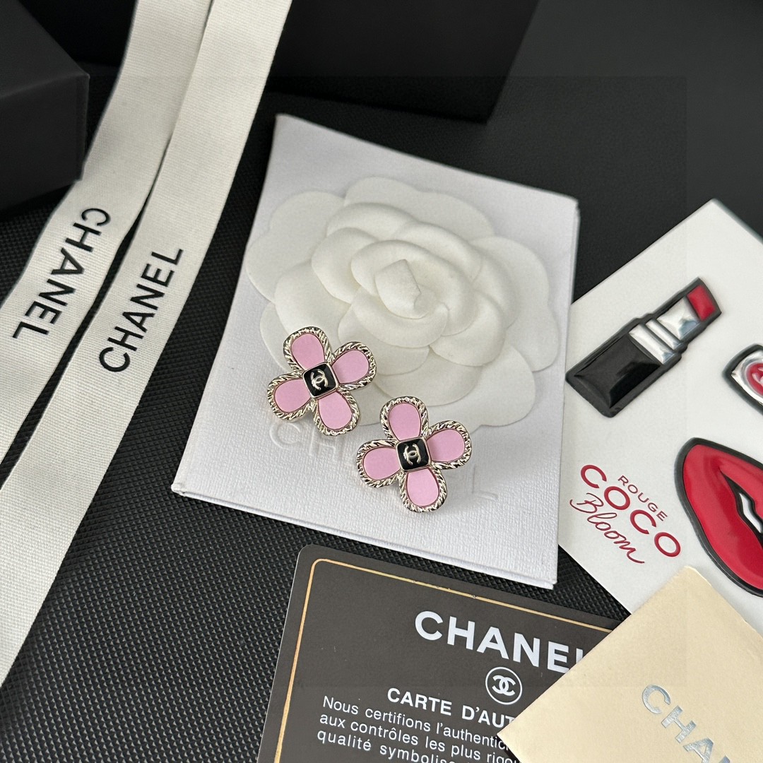 [TOP] CHANEL CC Flower Earring