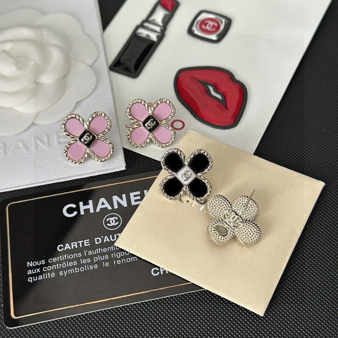 [TOP] CHANEL CC Flower Earring