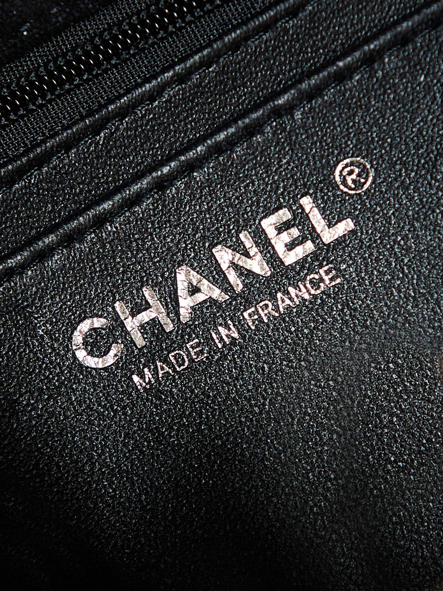 [TOP] CHANEL MINI Flap Bag 11.5x19.5x5.5cm with Pearl Sequins - Black